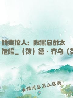 娇妻撩人：腹黑总裁太危险